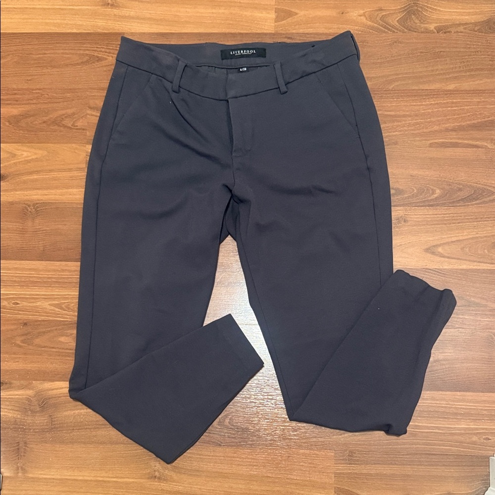 Liverpool Charcoal Dress Pants for Men